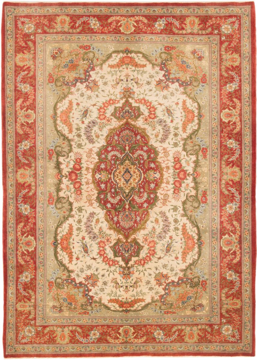 Persian Rug Qum Old 197x140 197x140, Persian Rug Knotted by hand