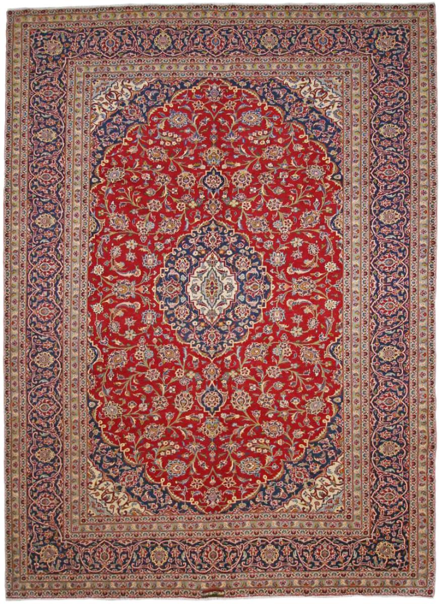 Tapete persa Keshan 347x247 347x247, Tapete persa Atado à mão