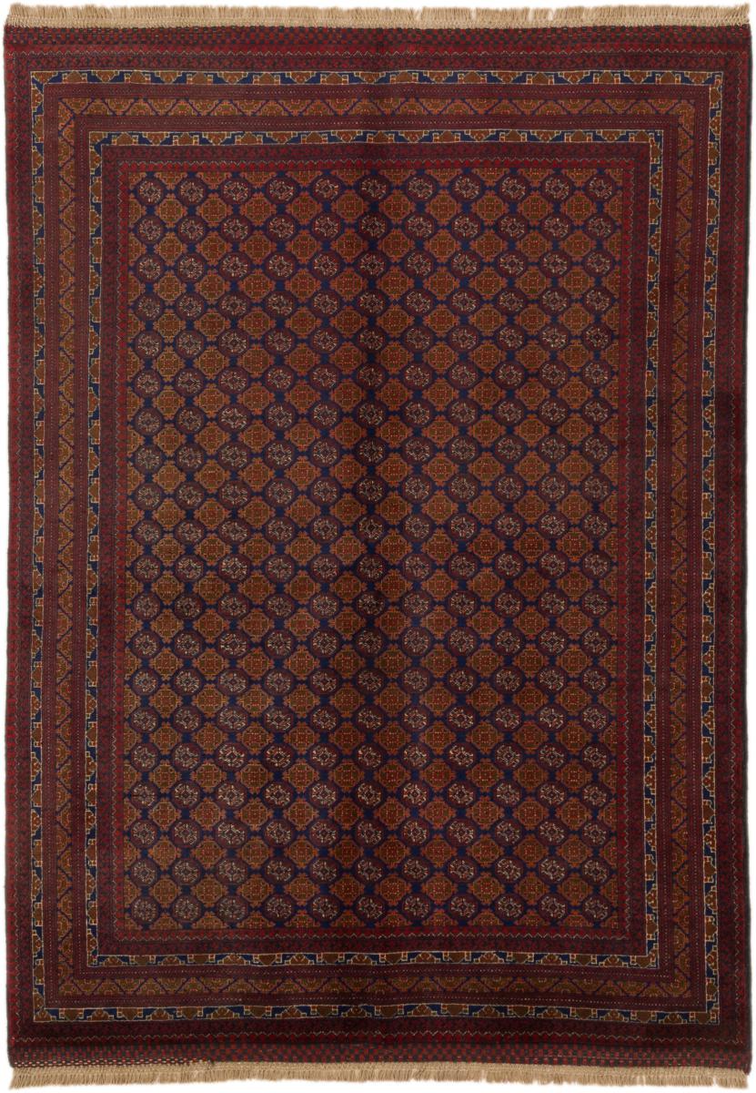 Tapis afghan Afghan Mauri 196x146 196x146, Tapis persan Noué à la main