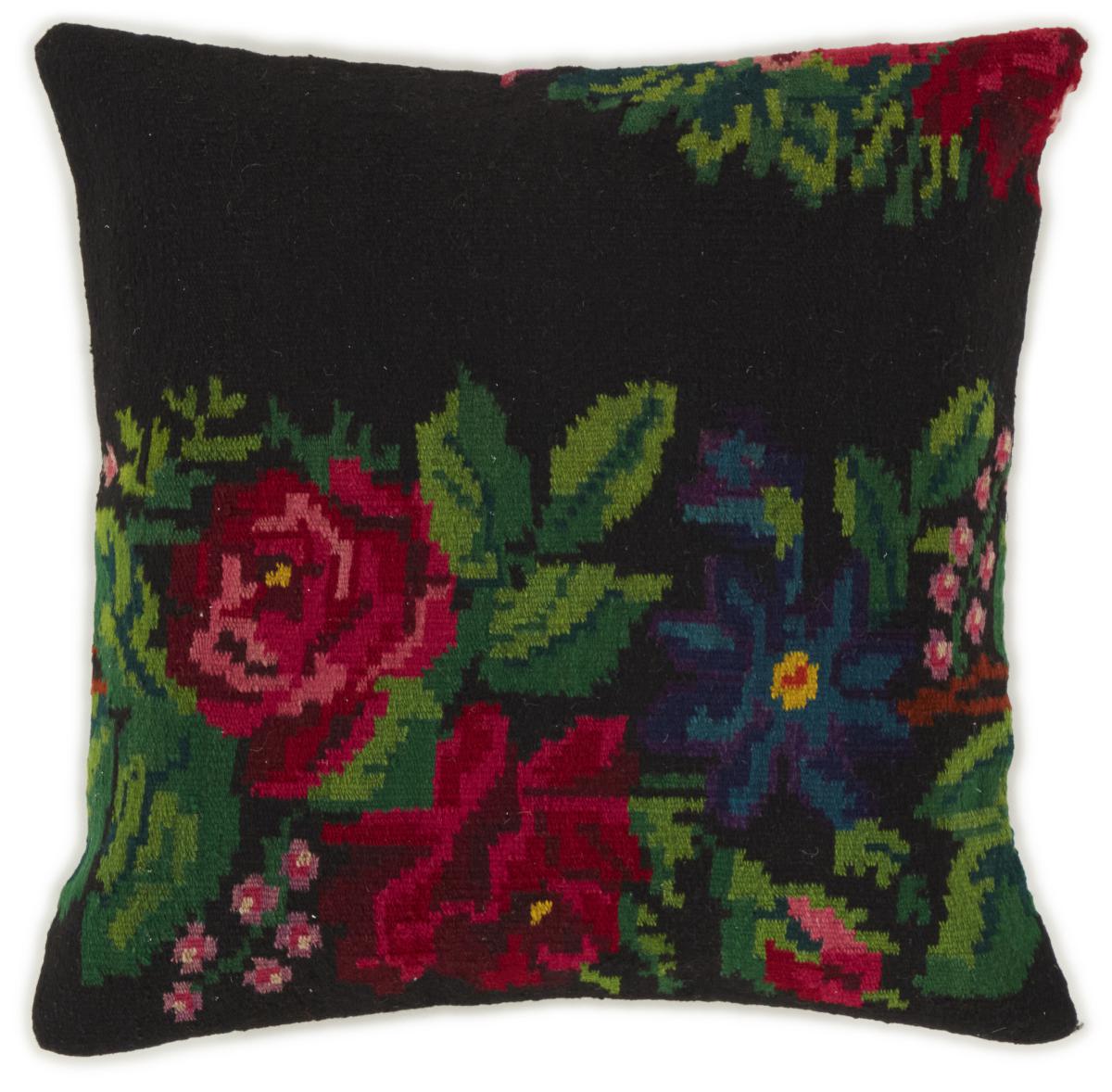 Indisk matta Kilim Rosen Kissen 66x66 66x66, Persisk matta handvävd 