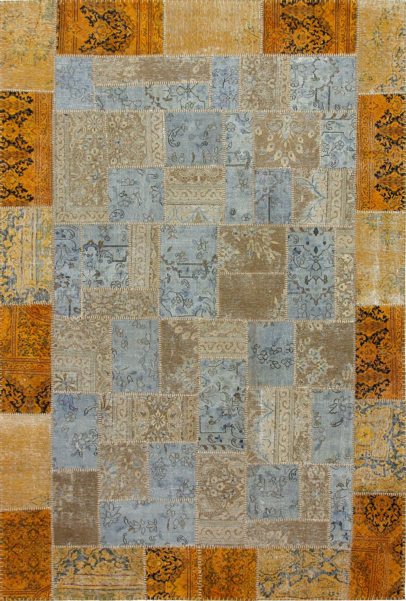 Tapete persa Patchwork 310x210 310x210, Tapete persa Atado à mão