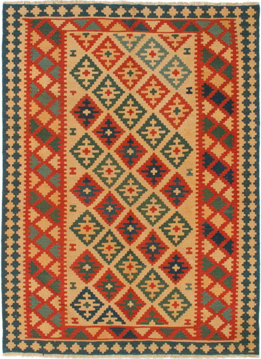 Tapete persa Kilim Fars 210x155 210x155, Tapete persa Tecido à mão