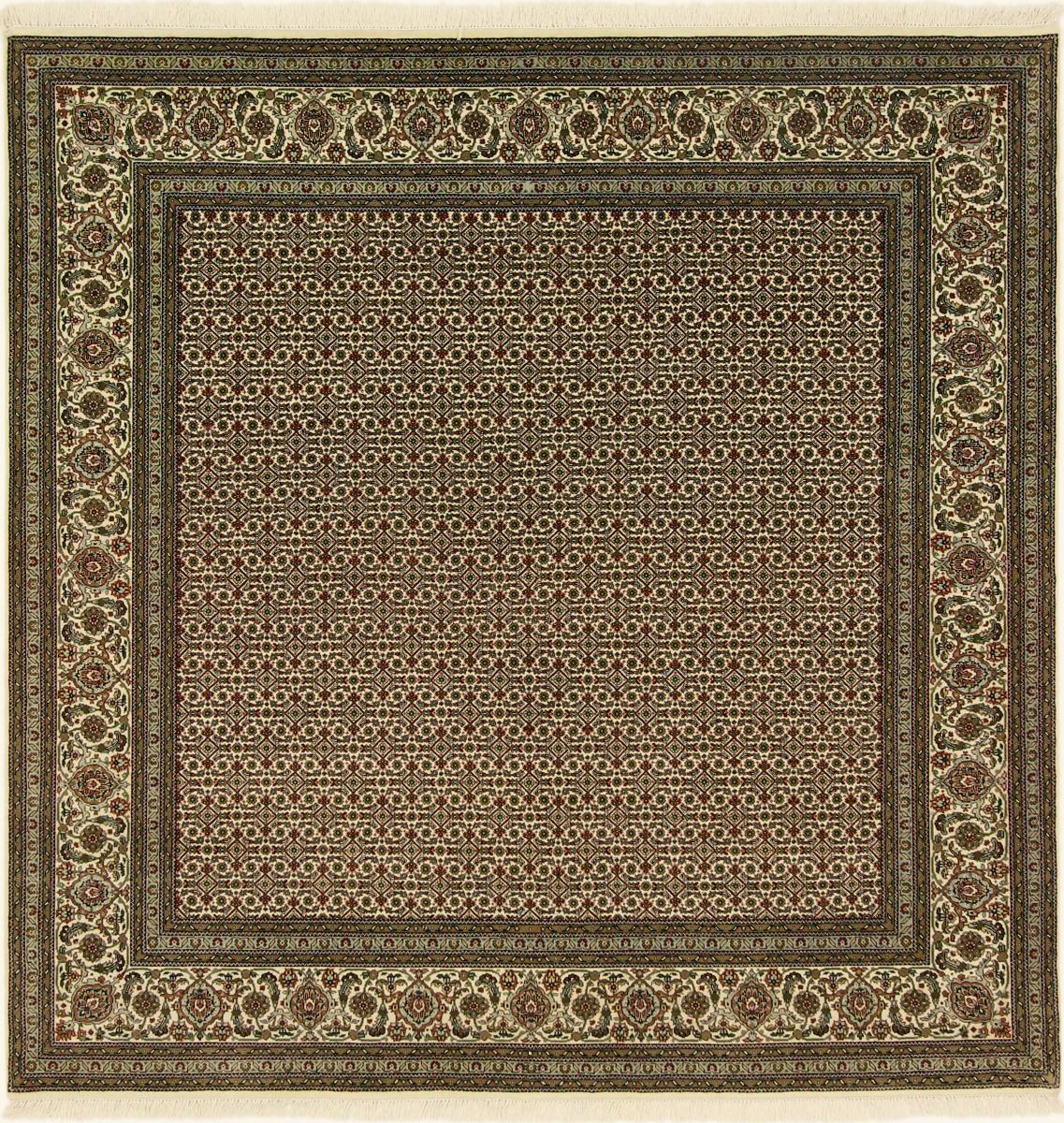 Indo rug Indo Tabriz Mahi 206x201 206x201, Persian Rug Knotted by hand