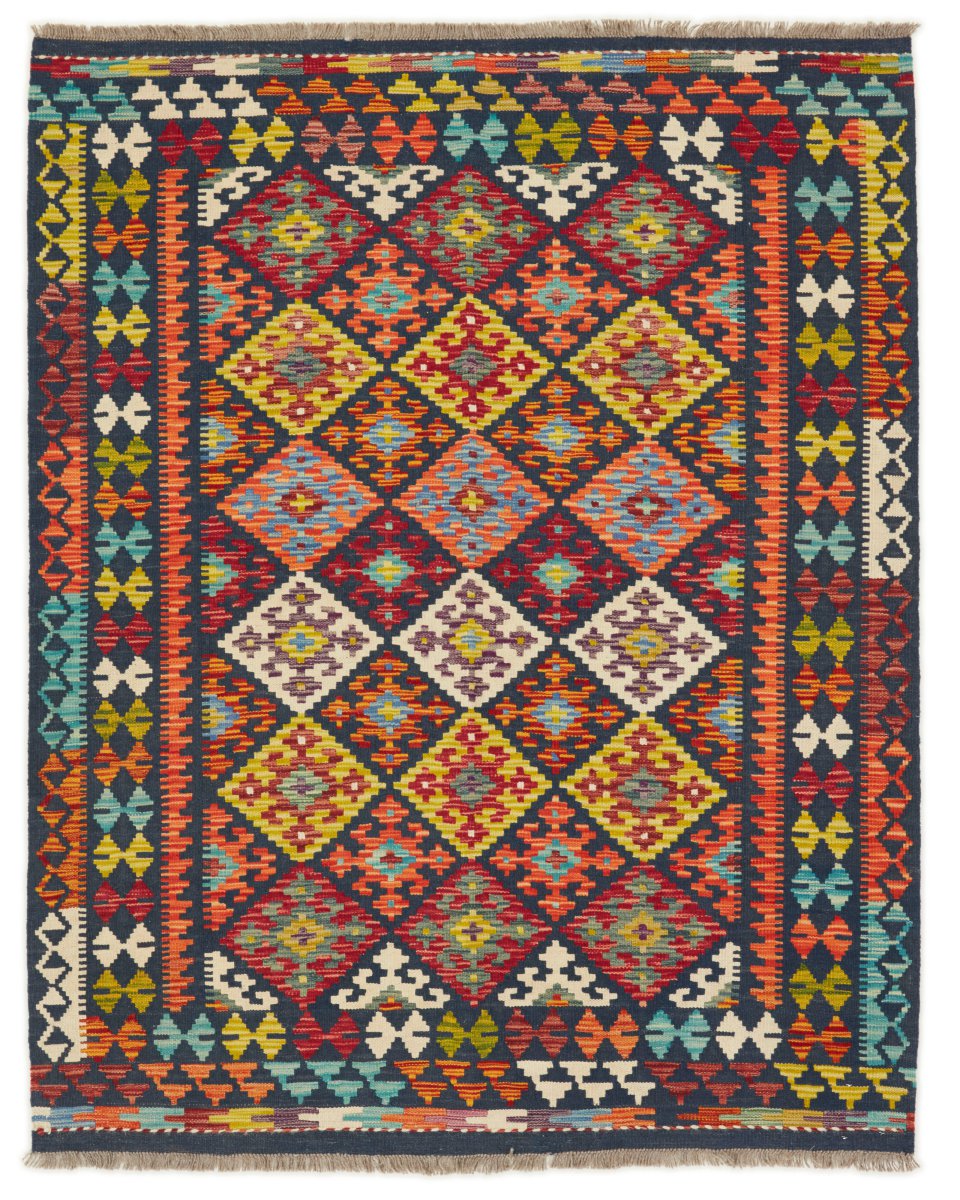 Afghaans tapijt Kilim Afghan 193x152 193x152, Perzisch tapijt Handgeweven
