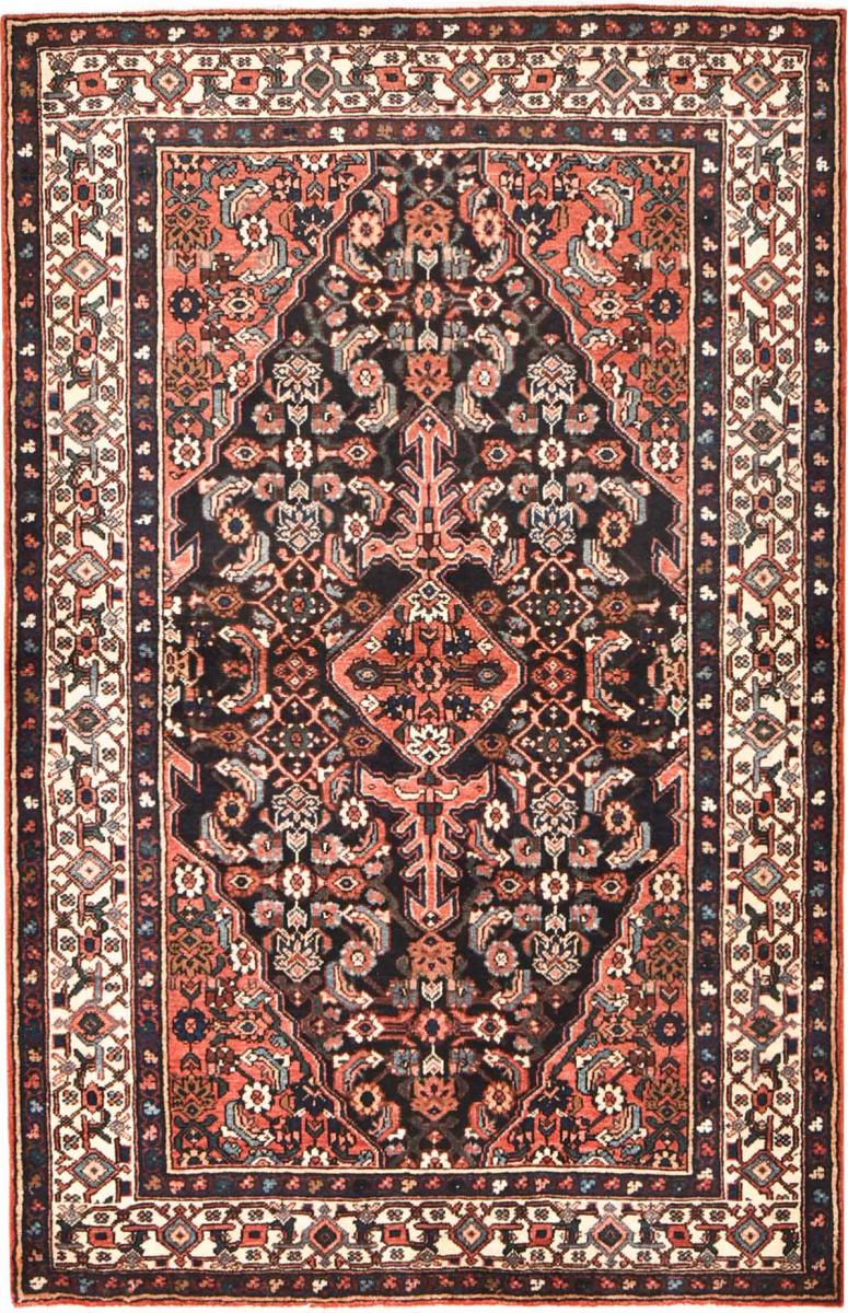 Alfombra persa Hamadan 201x131 201x131, Alfombra persa Anudado a mano