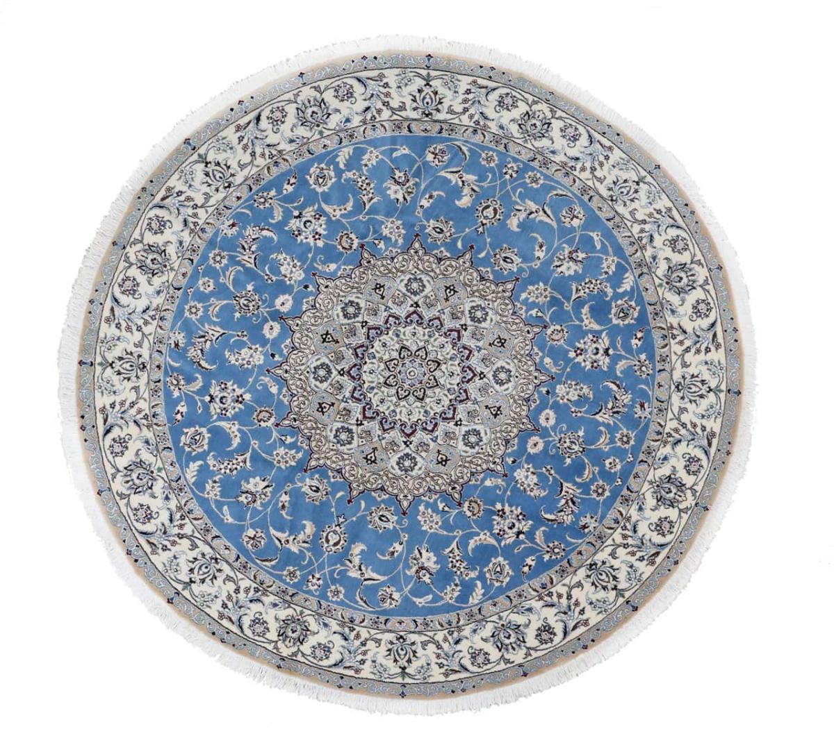 Persian rug Nain 9La 203x201 203x201, Persian rug Hand-knotted