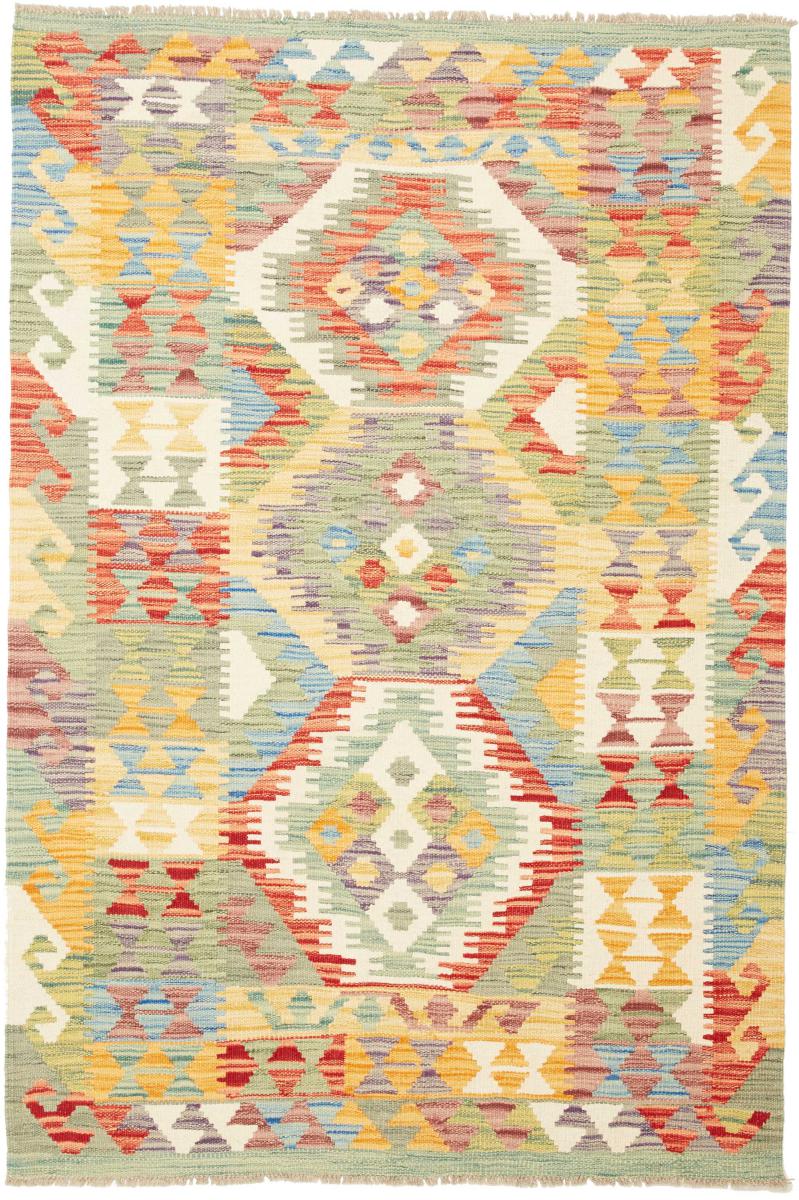 Afghanischer Teppich Kelim  Afghan 155x104 155x104, Perserteppich Handgewebt