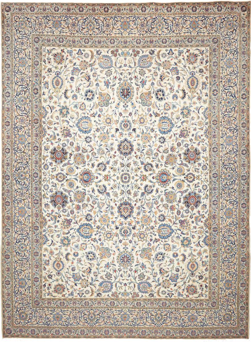 Tapis persan Kashan 434x323 434x323, Tapis persan Noué à la main