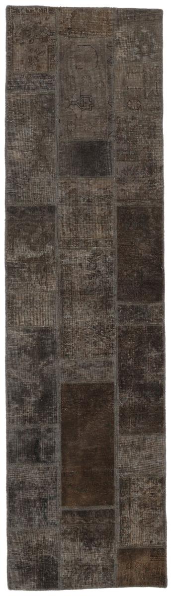 Persisk matta Patchwork 311x82 311x82, Persisk matta Knuten för hand