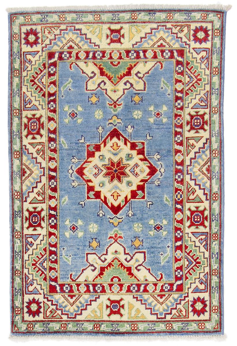 Afghan rug Kazak 127x85 127x85, Persian Rug Knotted by hand