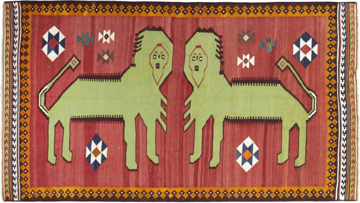 Alfombra persa Persia Gabbeh Ghashghai 252x140 252x140, Alfombra persa Anudado a mano