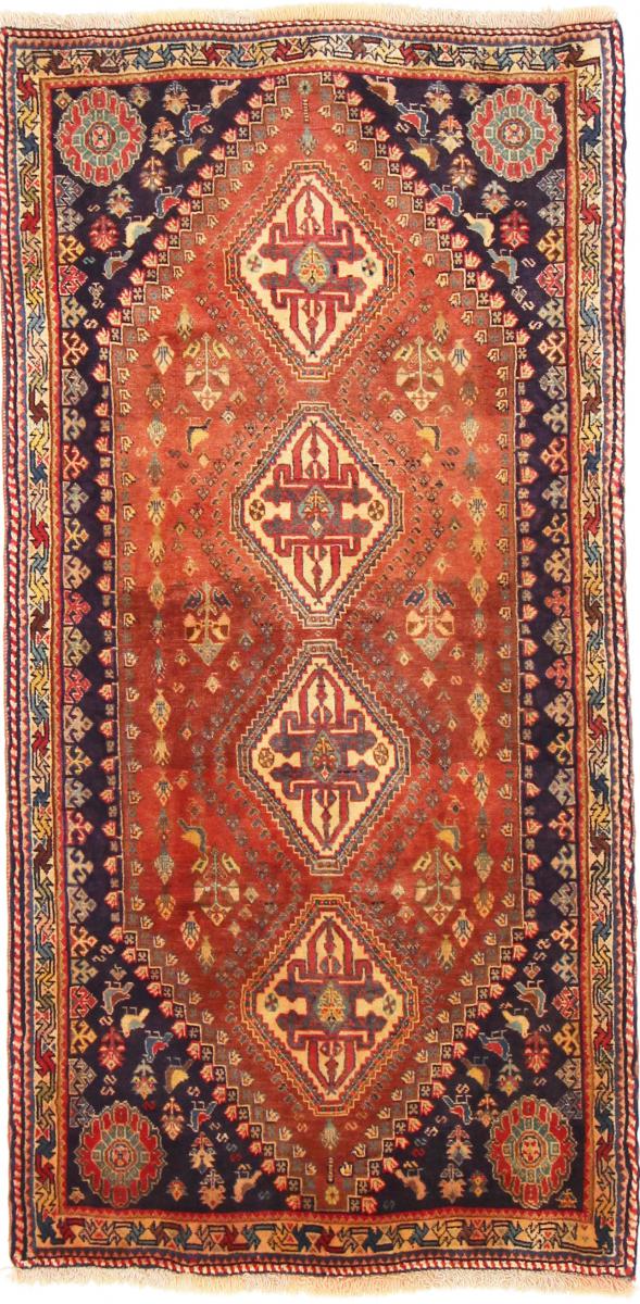 Tapete persa Ghashghai 165x83 165x83, Tapete persa Atado à mão