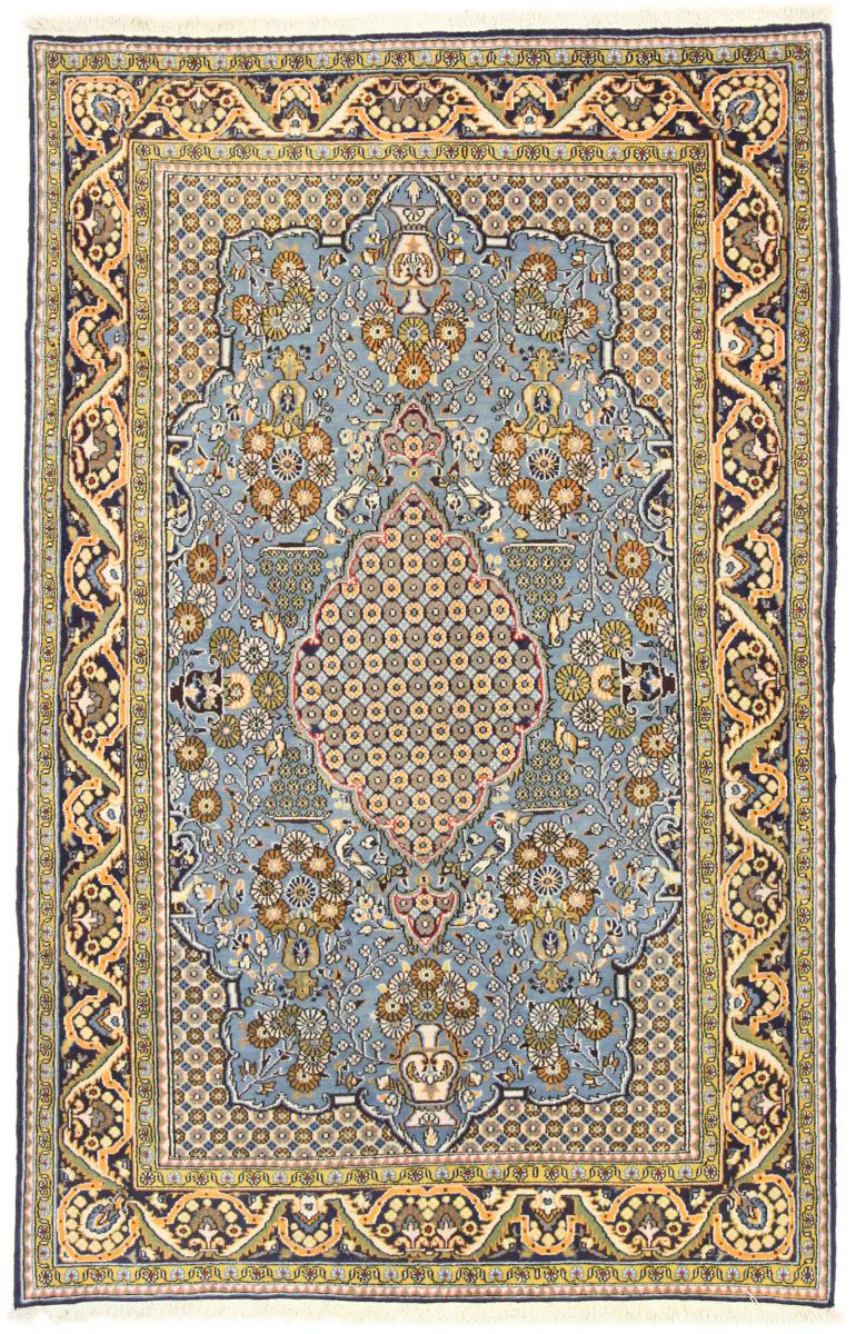 Persian Rug Qum 214x135 214x135, Persian Rug Knotted by hand