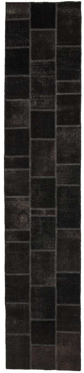 Persisk matta Patchwork 410x83 410x83, Persisk matta Knuten för hand