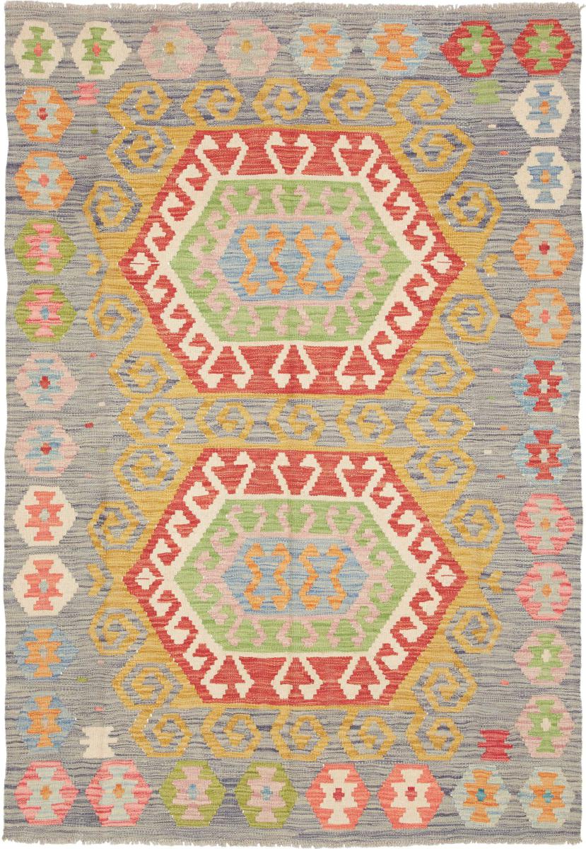 Αφγανικό χαλί Κιλίμ Afghan 186x125 186x125, Περσικό χαλί Οι κόμποι έγιναν με το χέρι