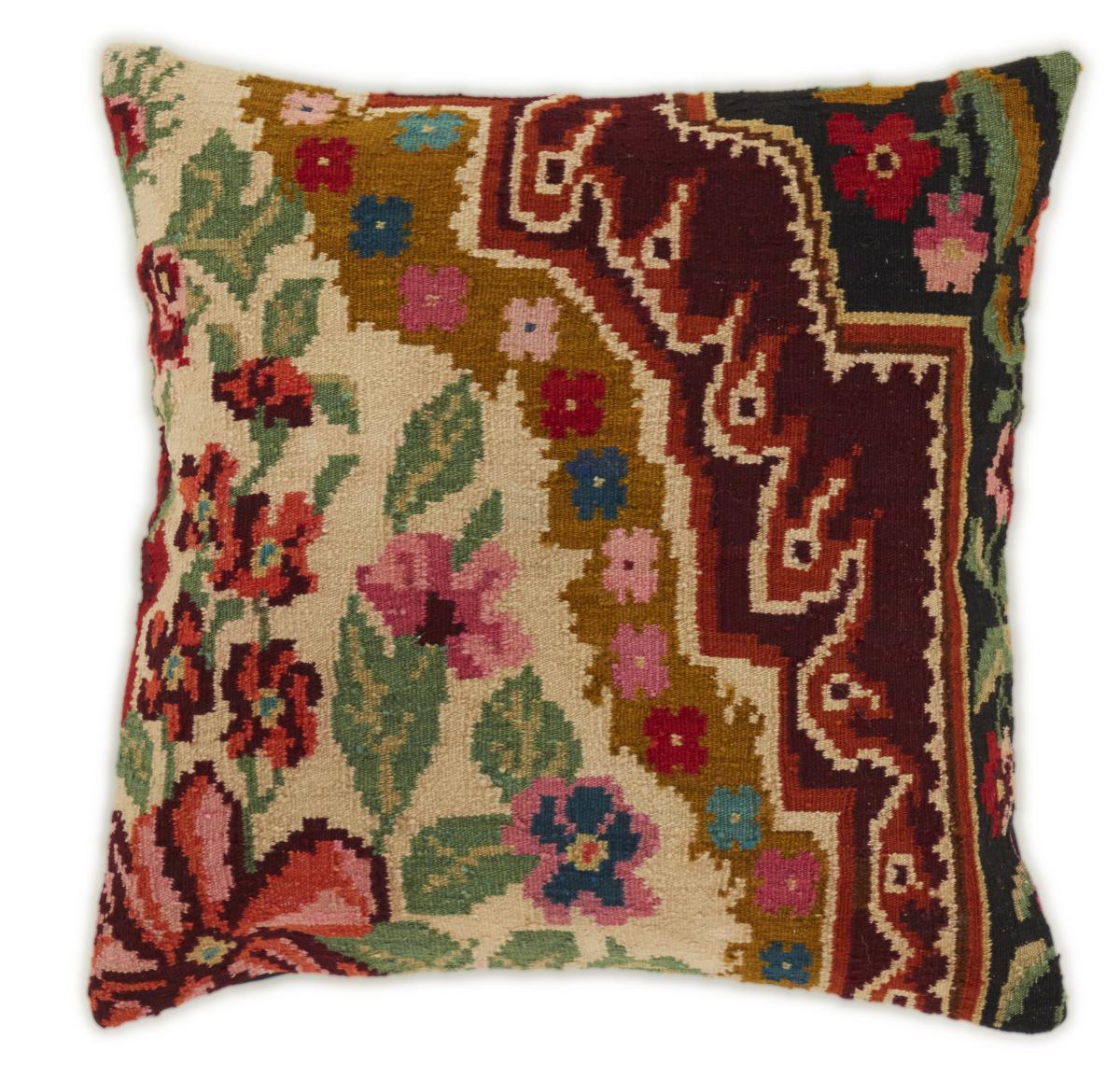 Intialainen matto Kelim Rosen Kissen 66x66 66x66, Persialainen matto kudottu