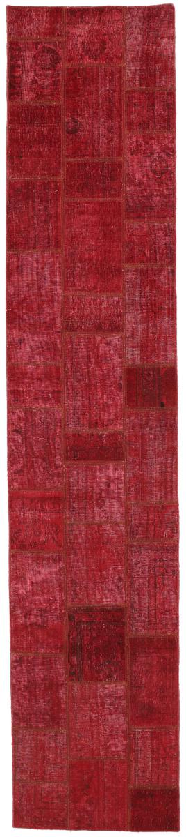 Persisk matta Patchwork 407x82 407x82, Persisk matta Knuten för hand