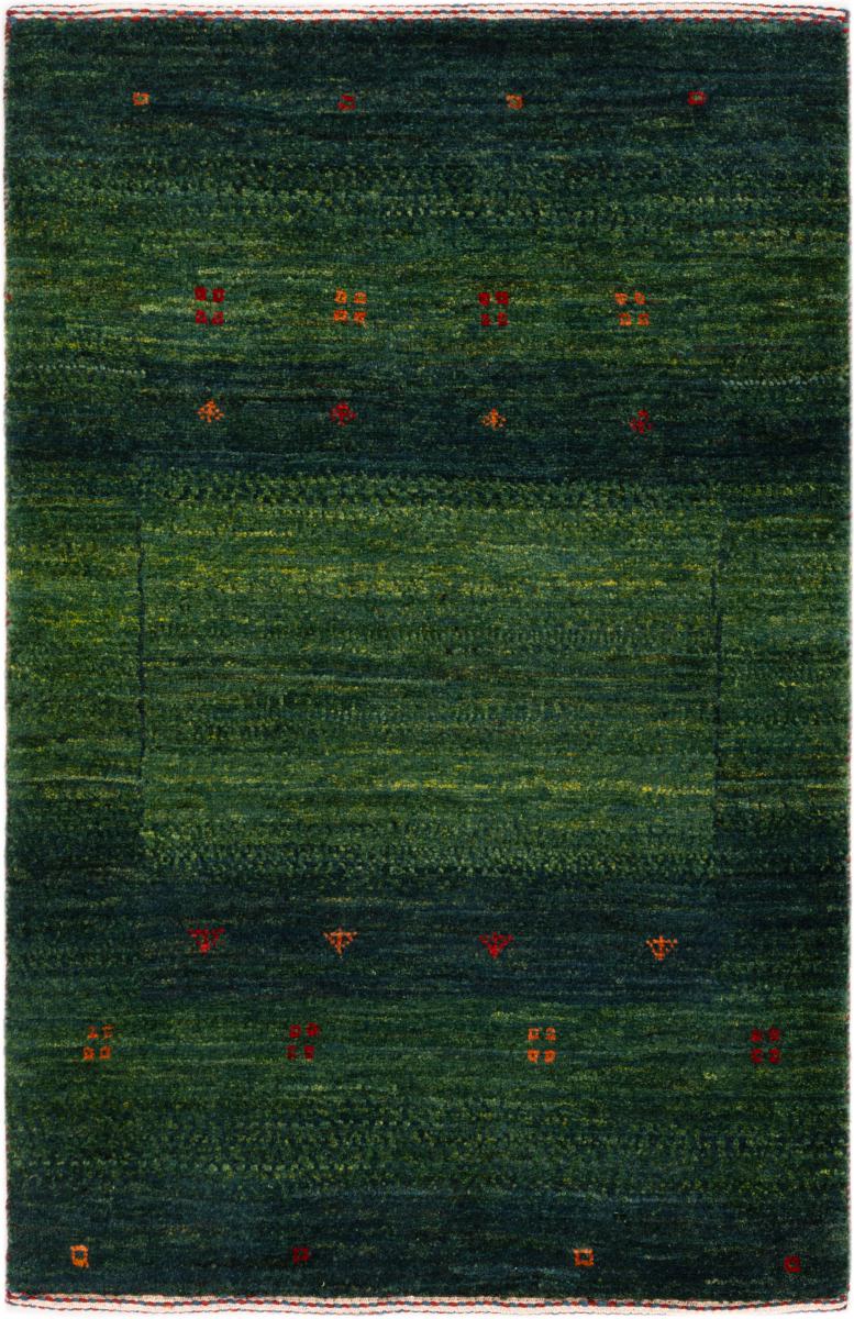 Persian Rug Persian Gabbeh Loribaft Atash 3'0"x2'0" 3'0"x2'0", Persian Rug Knotted by hand