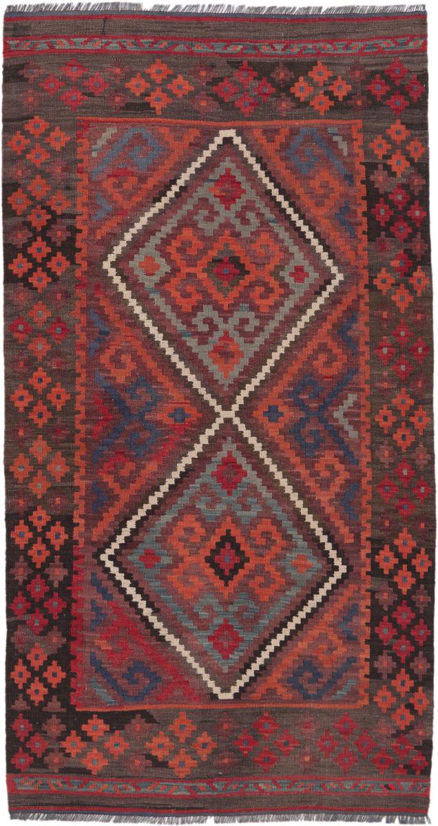 Afghanischer Teppich Kelim Afghan Antik 188x101 188x101, Perserteppich Handgewebt