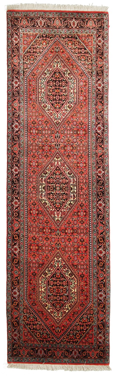 Persisk tæppe Bidjar Tekab 263x78 263x78, Persisk tæppe Knyttet i hånden