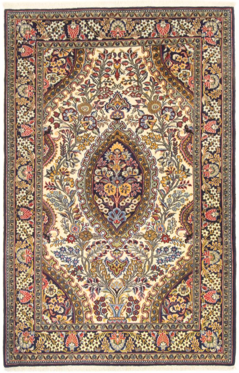Tapis persan Ghom 209x134 209x134, Tapis persan Noué à la main