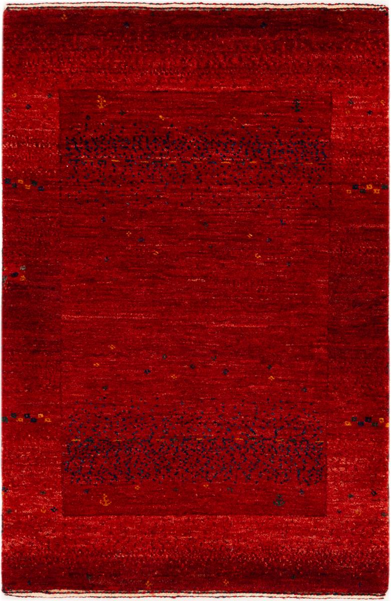 Tapis persan Persan Gabbeh Loribaft Atash 89x59 89x59, Tapis persan Noué à la main