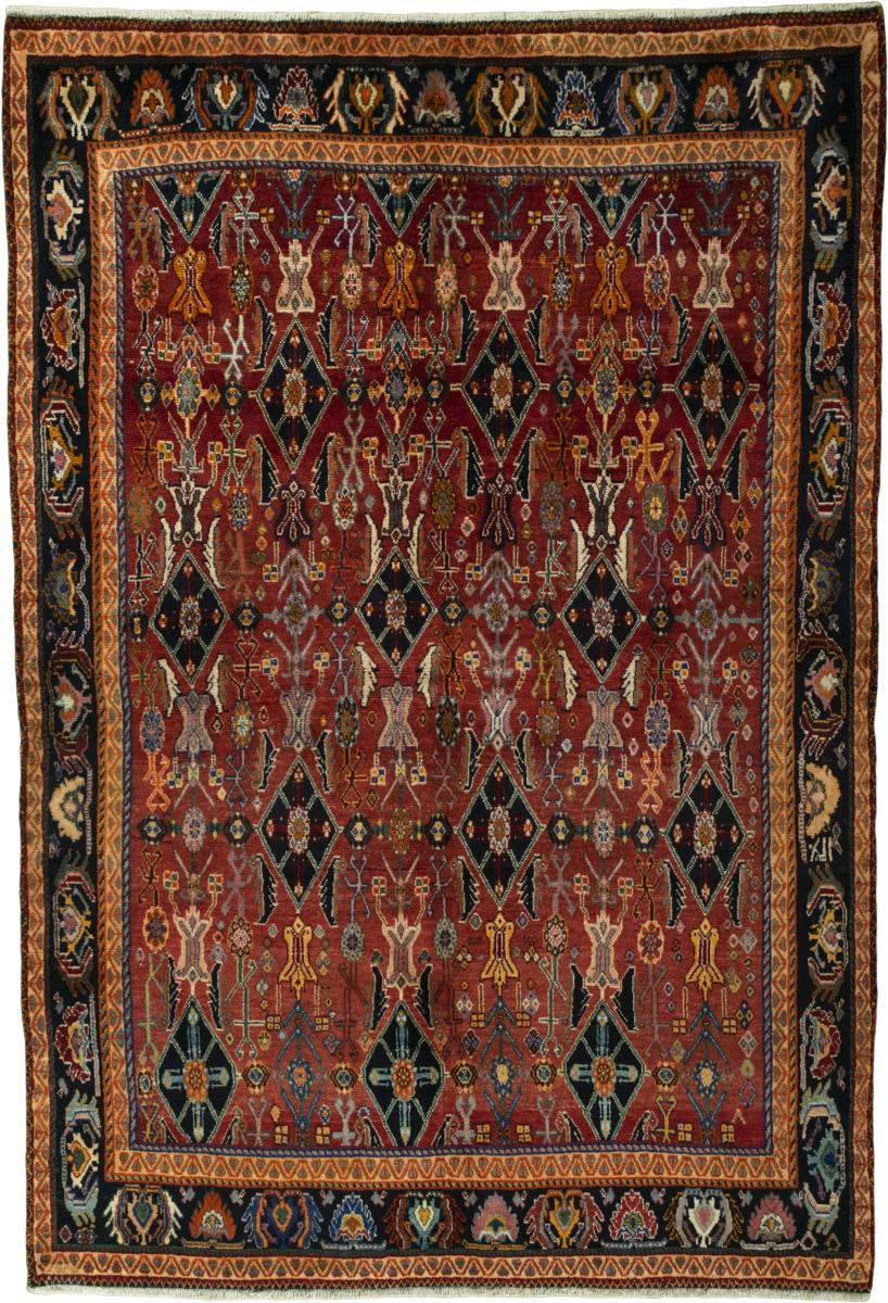 Persisk tæppe Shiraz 245x168 245x168, Persisk tæppe Knyttet i hånden