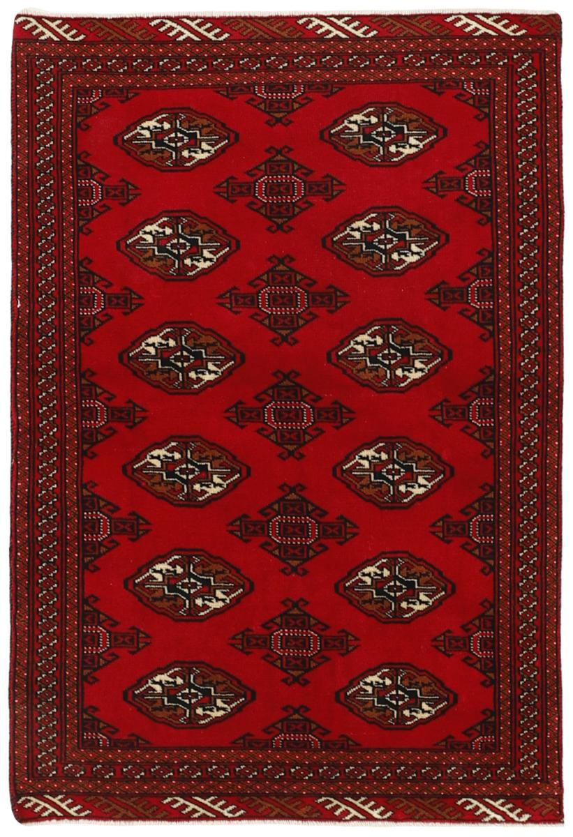 Tappeto persiano Turkaman 141x97 141x97, Tappeto persiano Annodato a mano