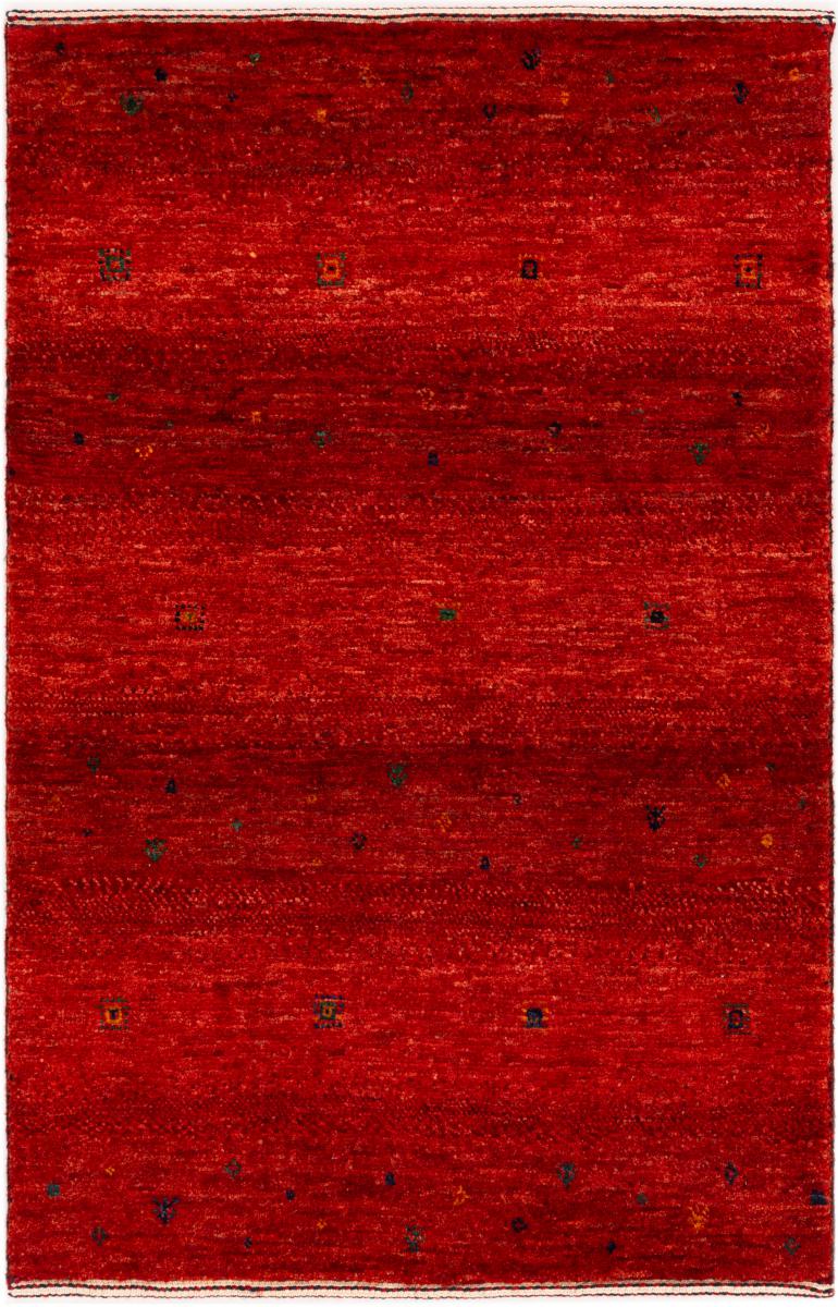 Tapete persa Persa Gabbeh Loribaft Atash 92x59 92x59, Tapete persa Atado à mão