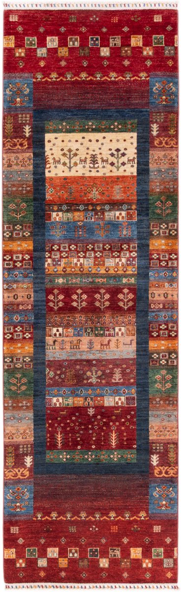 Tapis pakistanais Arijana 280x86 280x86, Tapis persan Noué à la main