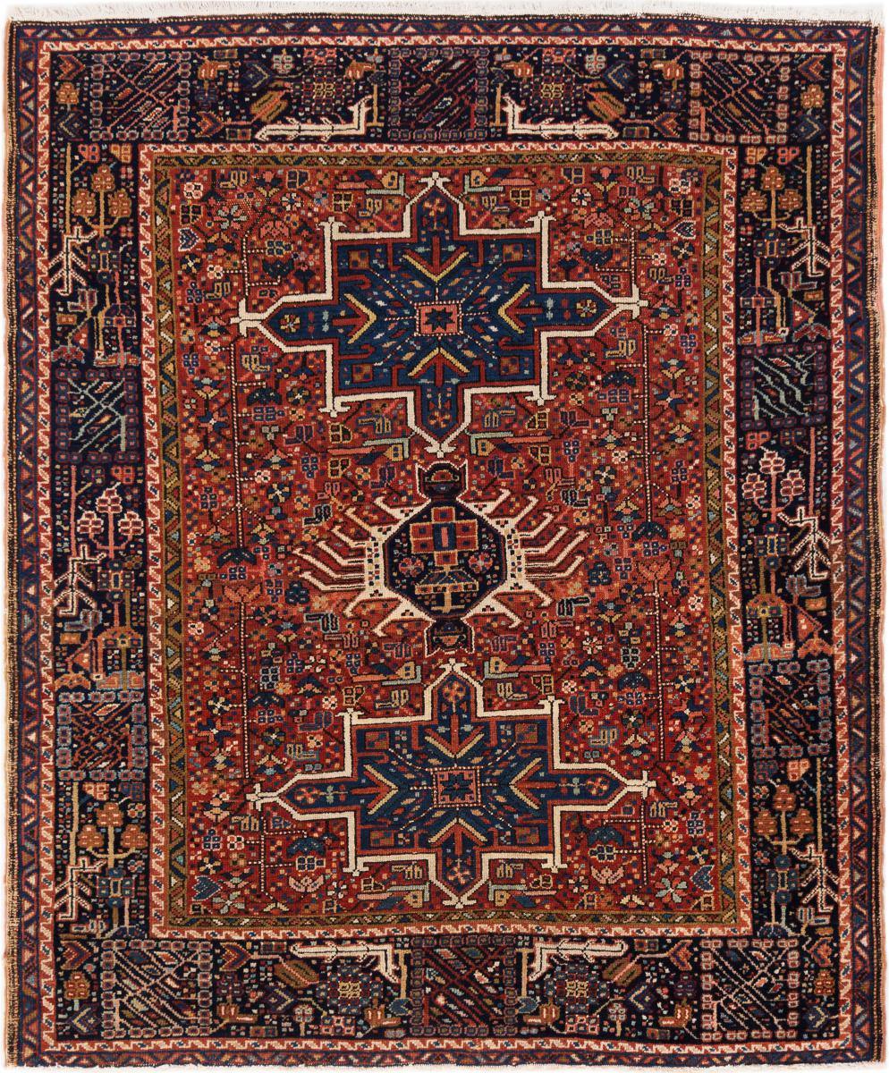 Tapete persa Gharadjeh 171x143 171x143, Tapete persa Feito à mão