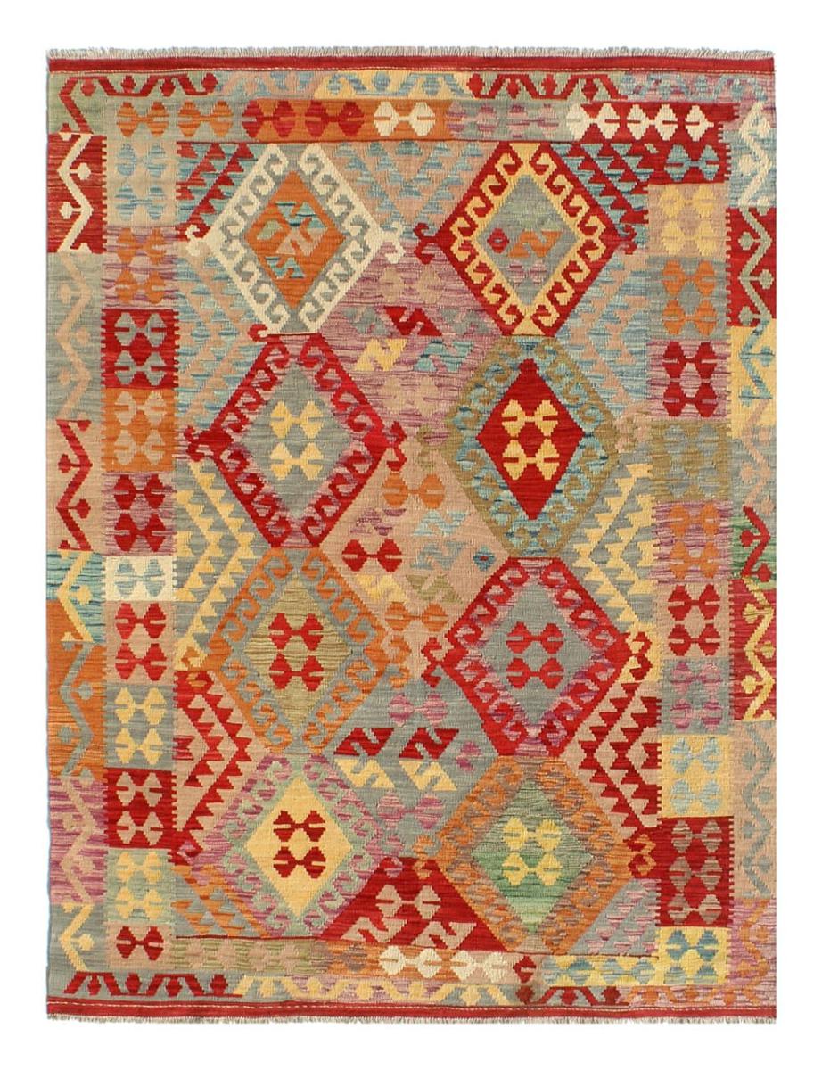 Afghan rug Kilim Afghan 8'1"x5'9" 8'1"x5'9", Persian Rug Woven by hand