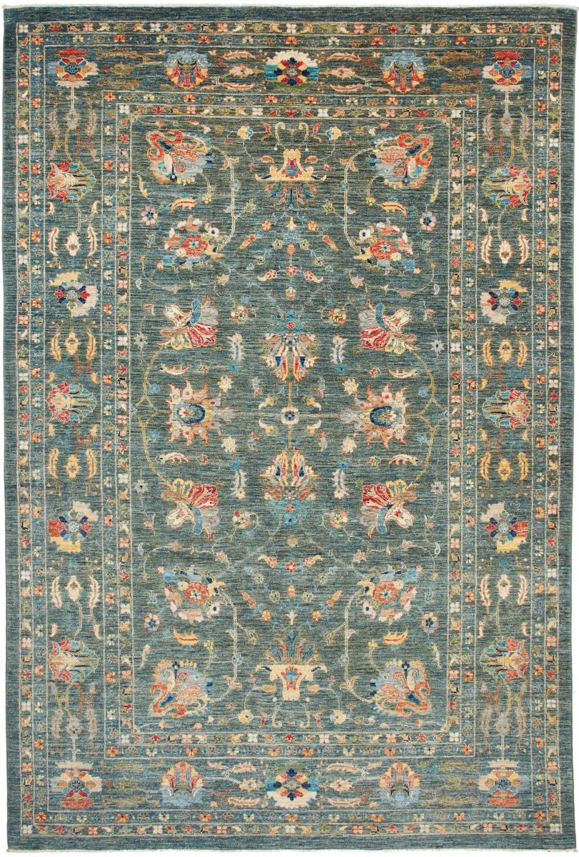 Pakistani rug Ziegler Design 302x202 302x202, Persian Rug Knotted by hand