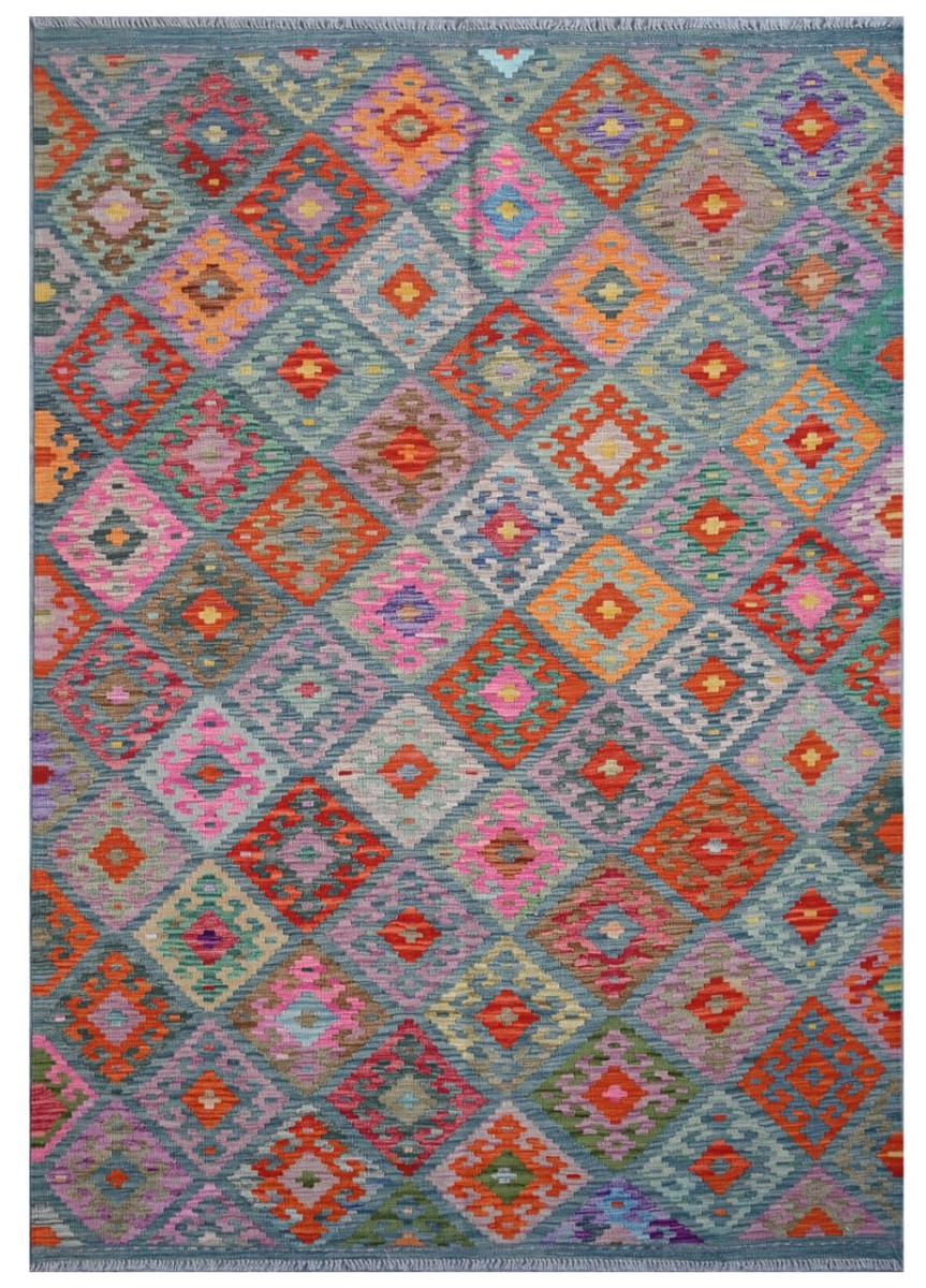 Afghan rug Kilim Afghan 251x173 251x173, Persian Rug Woven by hand