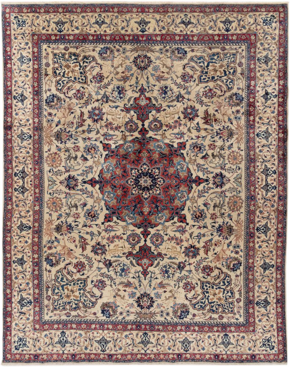 Persian Rug Isfahan 374x292 374x292, Persian Rug Knotted by hand