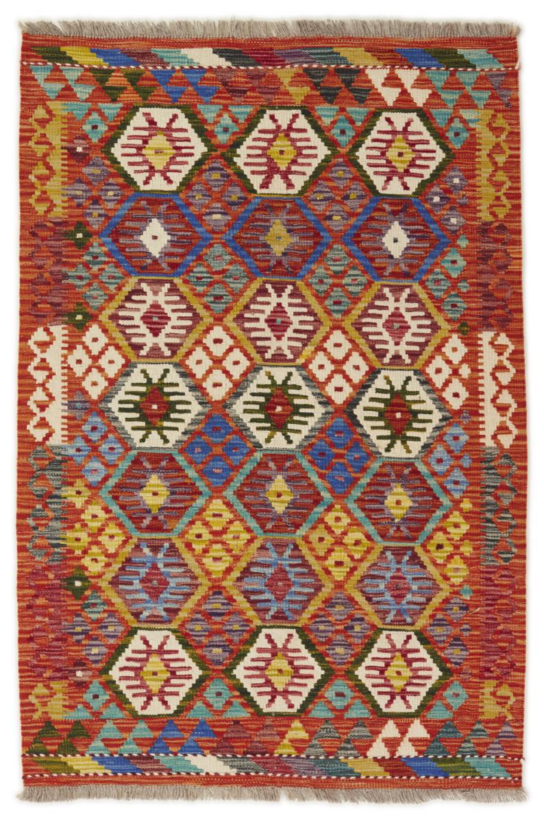 Tapete afegão Kilim Afegão 147x101 147x101, Tapete persa Tecido à mão
