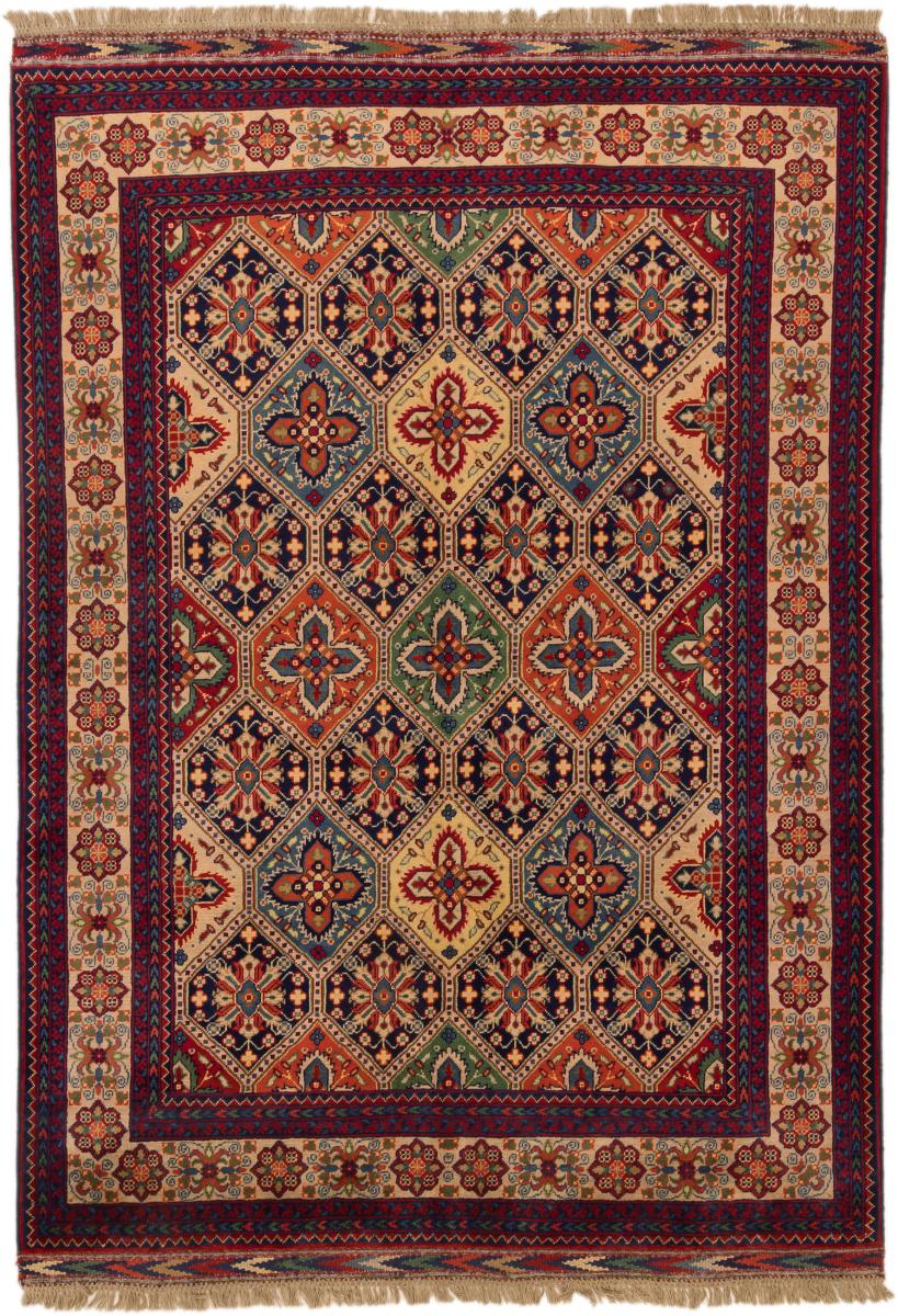 Tapis afghan Afghan Mauri 211x151 211x151, Tapis persan Noué à la main