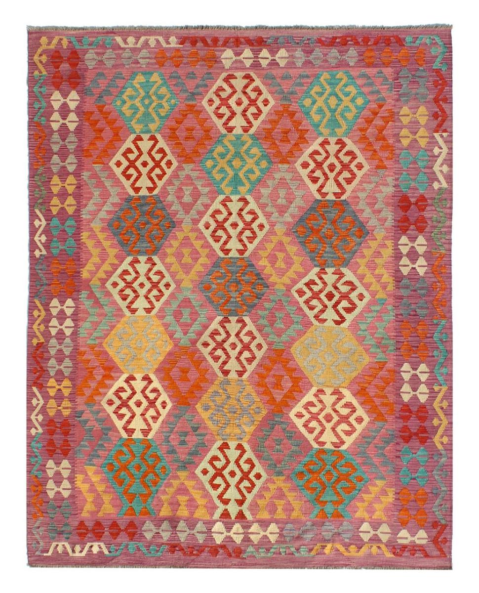 Afghan rug Kilim Afghan 9'6"x6'10" 9'6"x6'10", Persian Rug Woven by hand