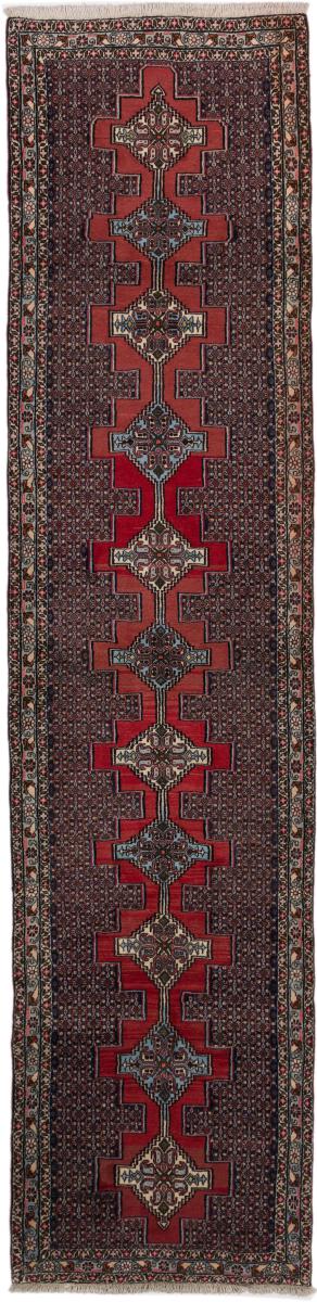 Tapis persan Senneh 394x95 394x95, Tapis persan Noué à la main