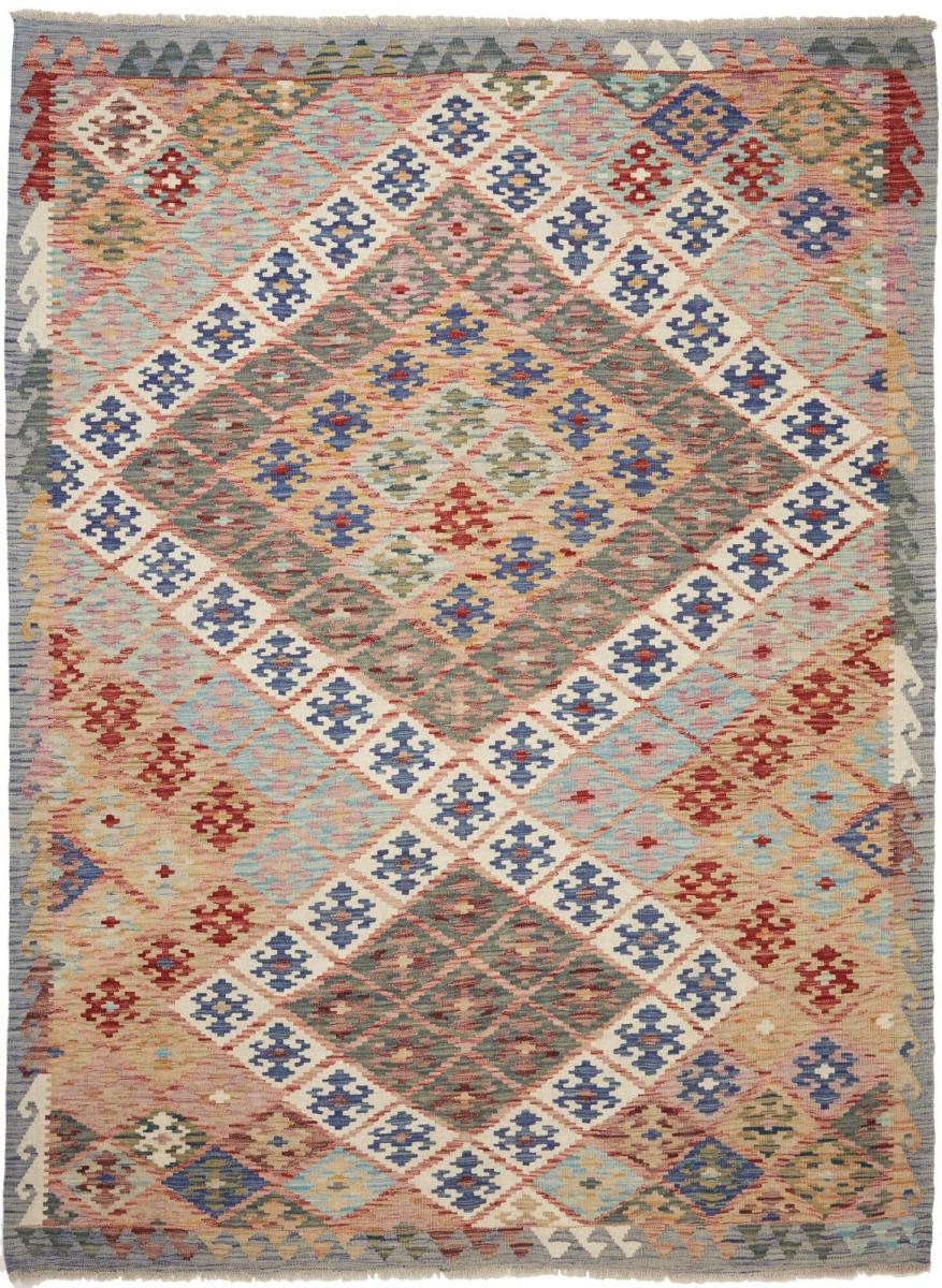 Tapete afegão Kilim Afegão 249x183 249x183, Tapete persa Tecido à mão