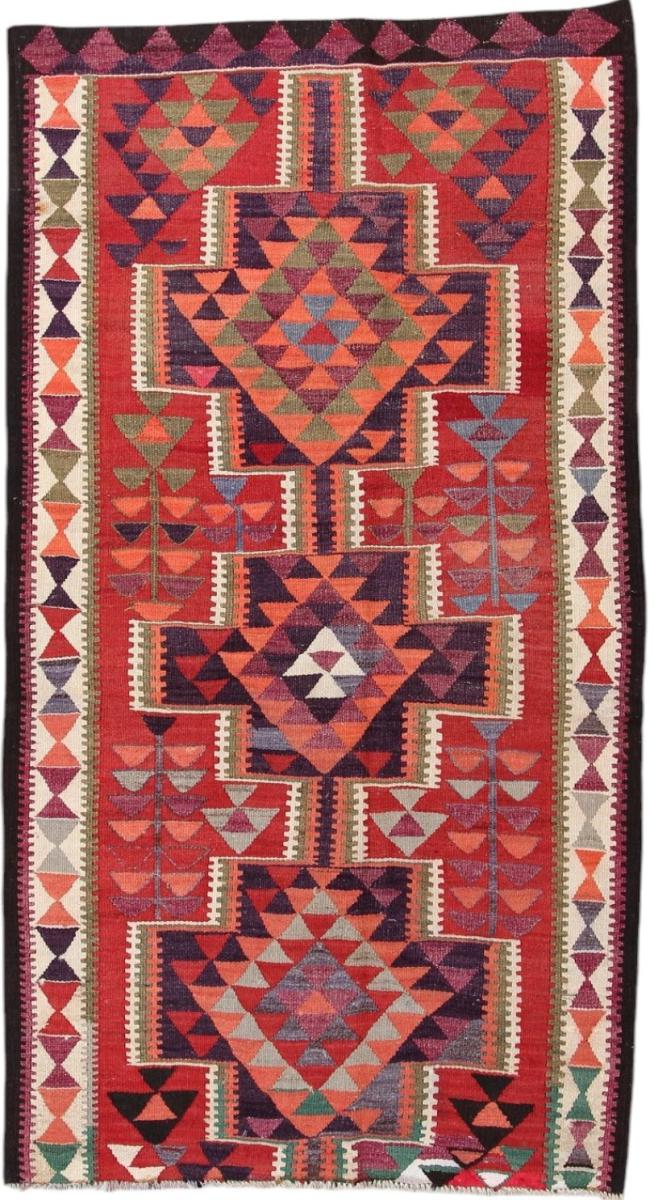 Persisk tæppe Kelim Fars Antikke 294x161 294x161, Persisk tæppe Håndvævet