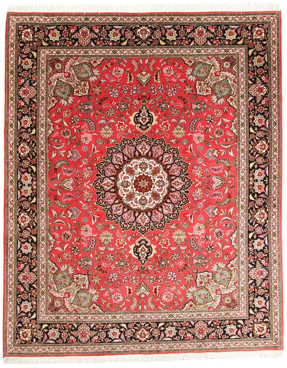 Tappeto persiano Tabriz 50Raj 251x201 251x201, Tappeto persiano Annodato a mano