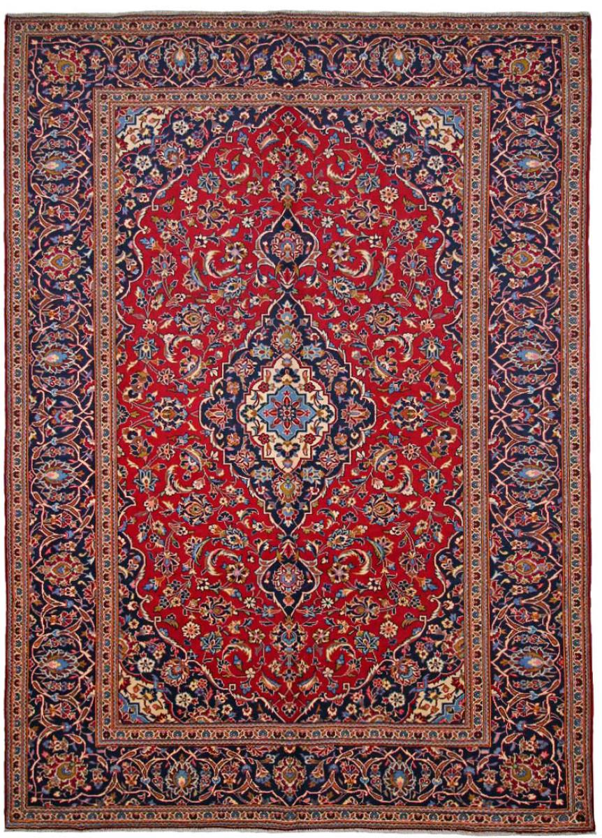 Tapete persa Keshan 347x243 347x243, Tapete persa Atado à mão