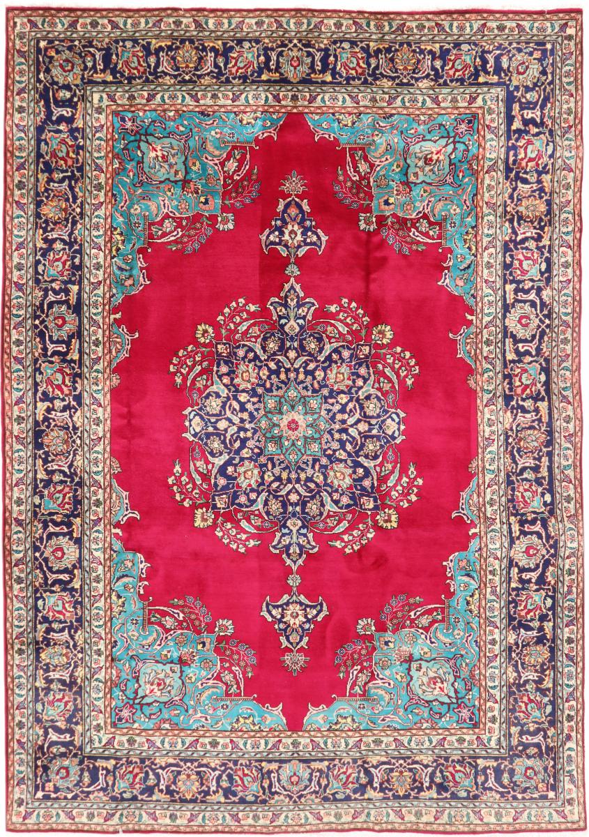 Tapete persa Tabriz 348x243 348x243, Tapete persa Atado à mão