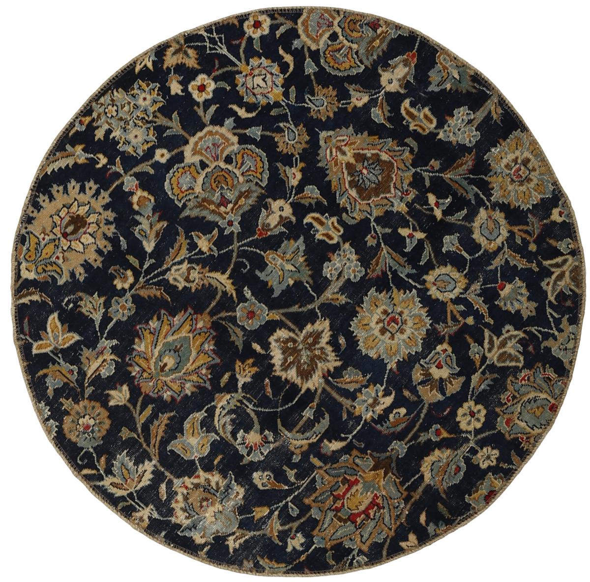 Persian Rug Vintage Royal 3'3"x3'4" 3'3"x3'4", Persian Rug Knotted by hand