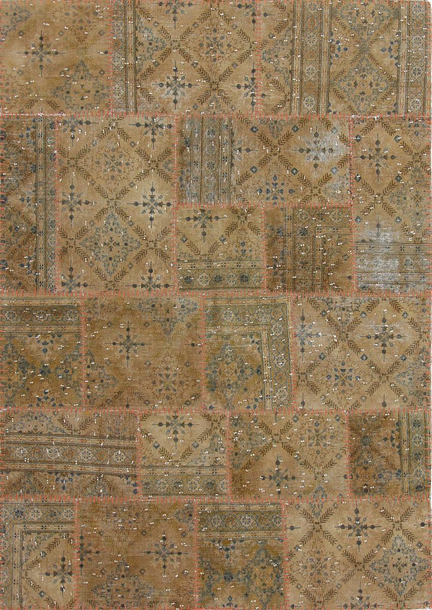 Perzsa szőnyeg Patchwork 208x146 208x146, Perzsa szőnyeg Kézzel csomózva