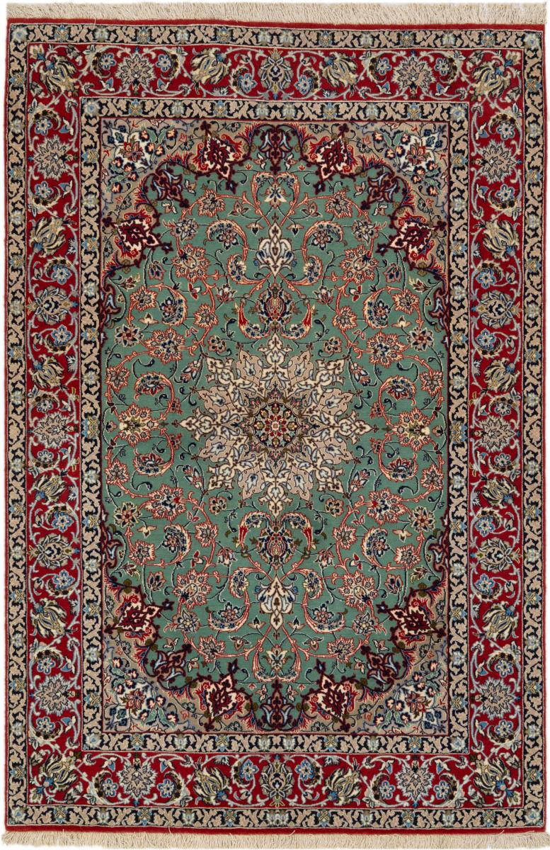 Persisk teppe Isfahan Silkerenning 160x105 160x105, Persisk teppe Knyttet for hånd