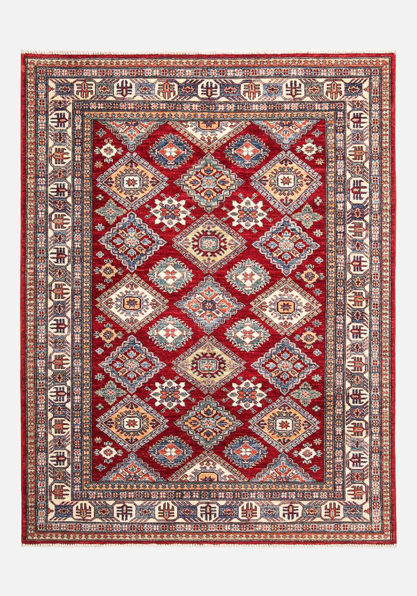 Tapis pakistanais Kazak Ghazni 199x154 199x154, Tapis persan Noué à la main
