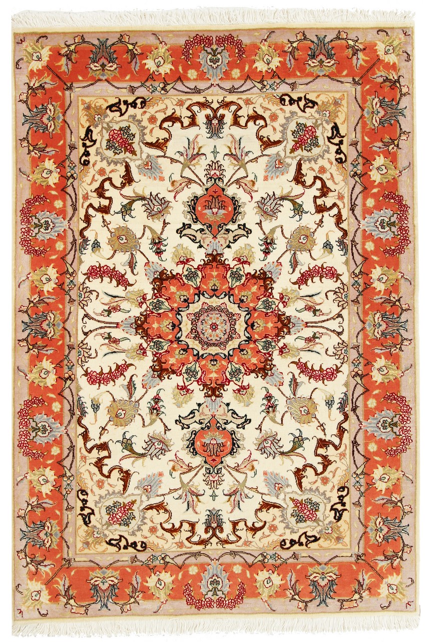 Persian Rug Tabriz 50Raj 150x102 150x102, Persian Rug Knotted by hand