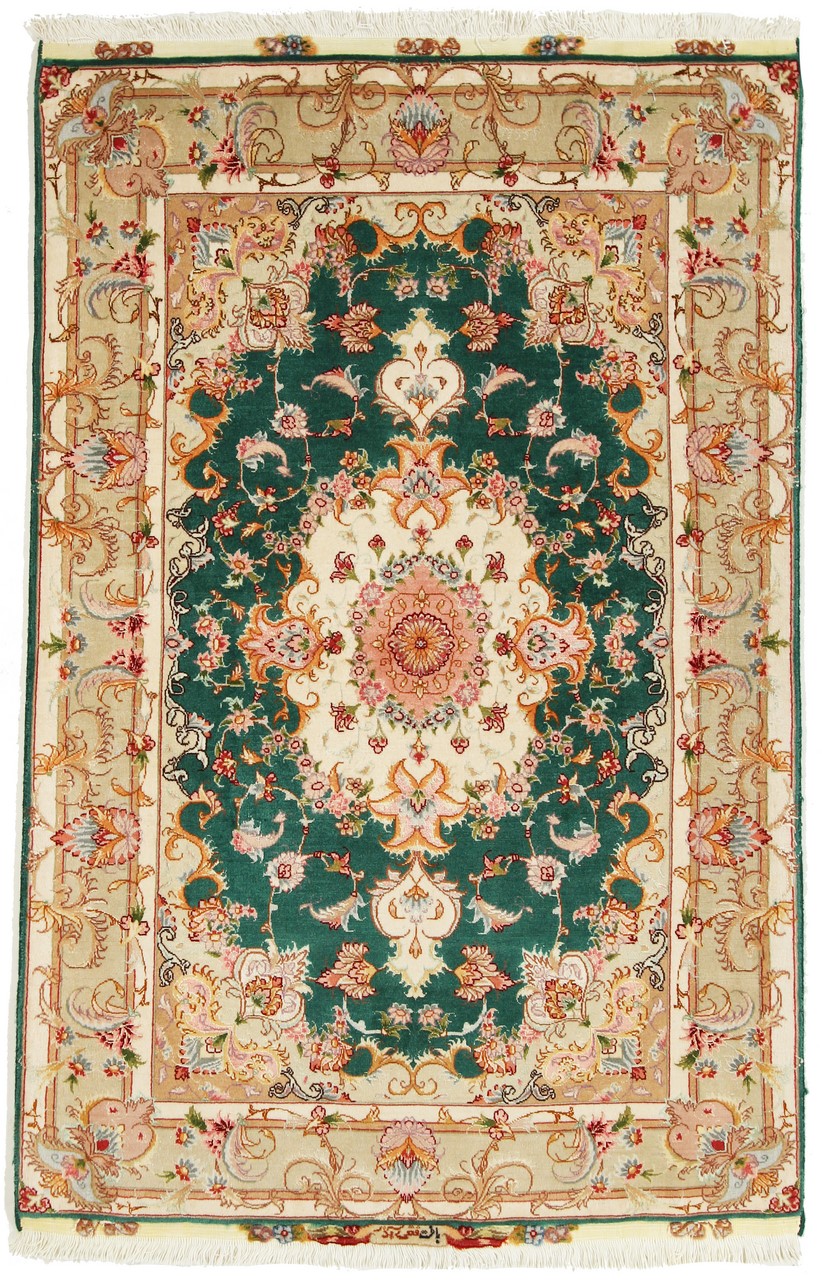 Perzisch tapijt Tabriz 50Raj 152x100 152x100, Perzisch tapijt Handgeknoopte